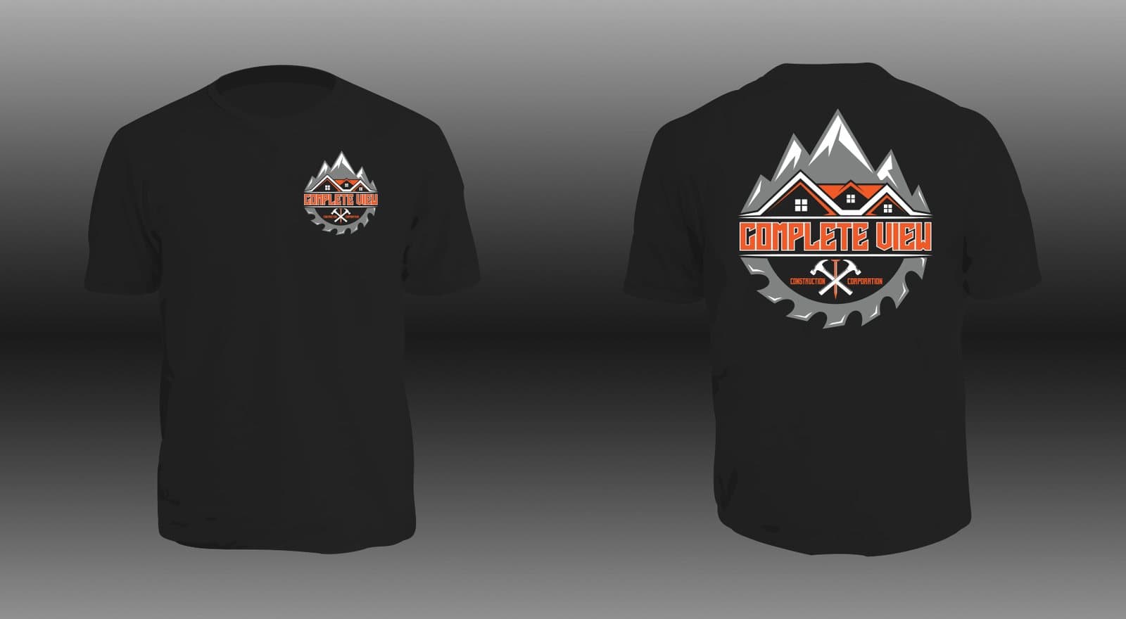 Complete View Construction tee design