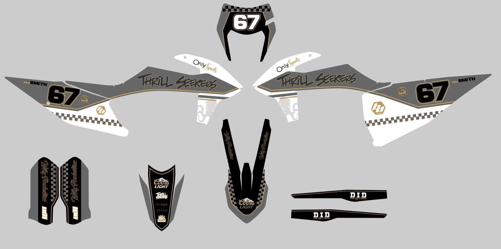 Cole Smith #67 KTM graphics kit