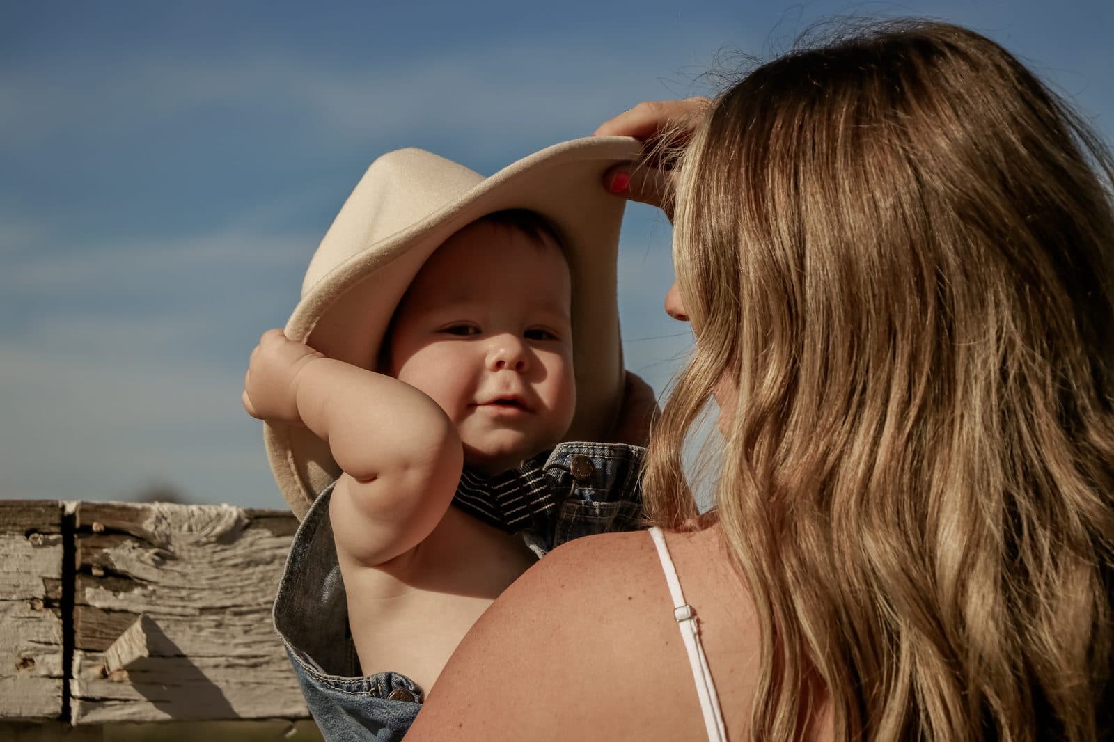 Mother and child portrait
