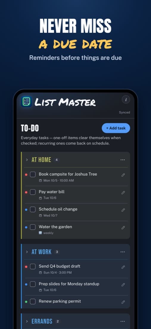 List Master screenshot 3